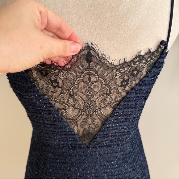 REVOLVE X by NBD Gio Dress Navy Metallic Dress Size 2 - Picture 7 of 10